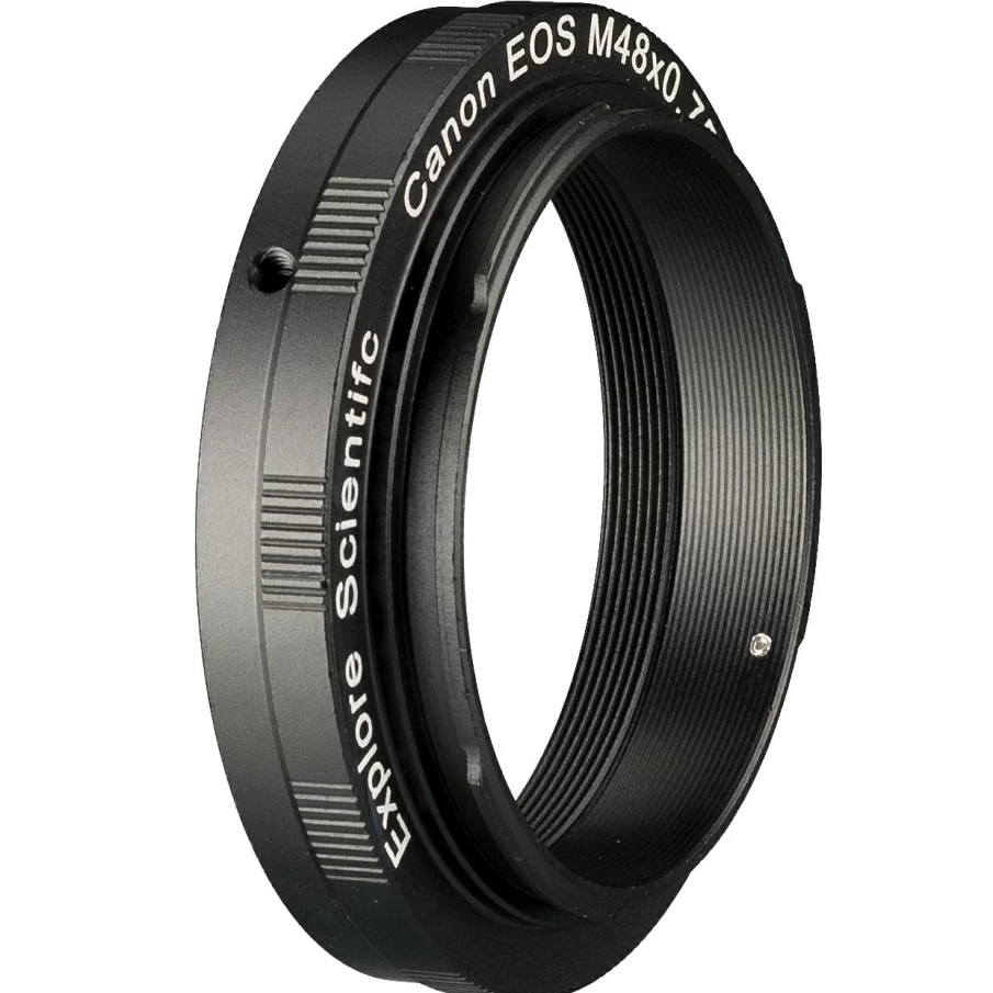 Bresser M48X0.75 Camera Adapter Ring for Canon EOS DSLR - Explore Scientific Compatible