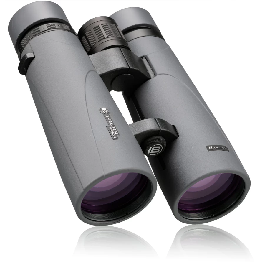 Bresser Pirsch Ed 10x50 Binoculars with Phase Coating - High Power Waterproof Binoculars for Hunting & Outdoor Adventures