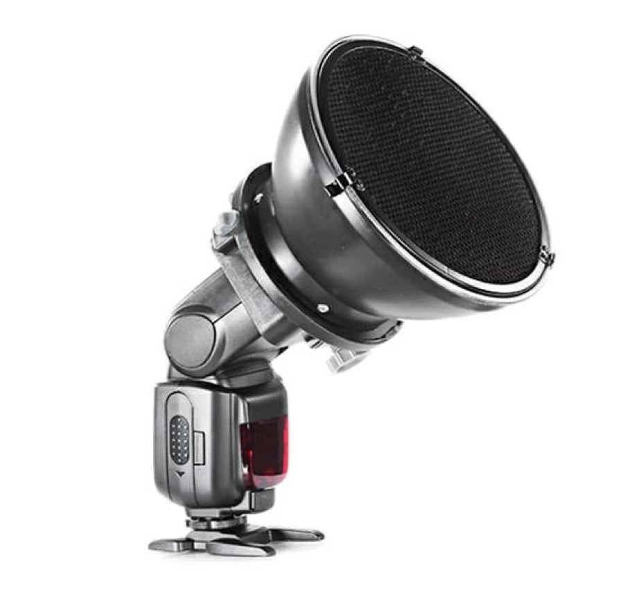 Bresser BR-Set7 7-Piece Professional Light Shaper Kit for Camera Flash Photography – Softbox, Reflectors, and Diffusers