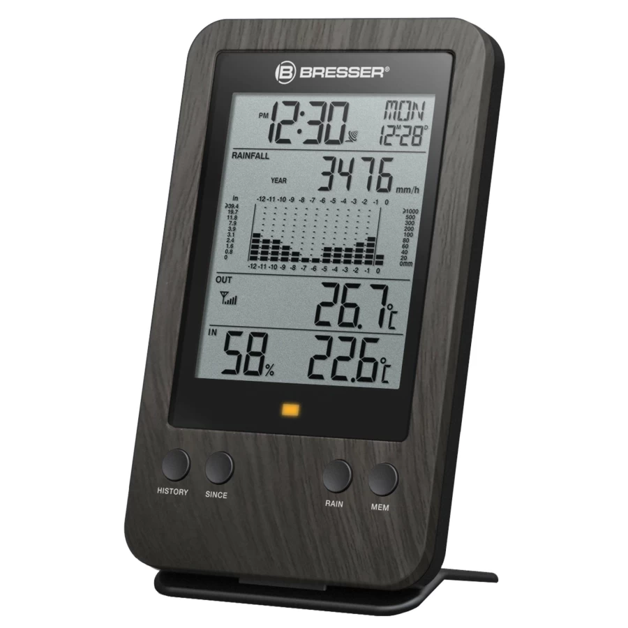 Bresser WTW Professional Rain Gauge - High Precision Weather Measurement Tool for Accurate Rainfall Monitoring