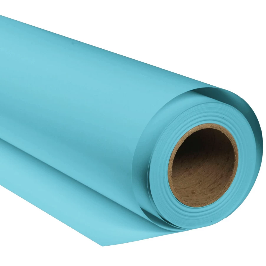 Bresser SBP20 Sea Blue Paper Background Roll - 1.36m x 11m for Photography Backdrops
