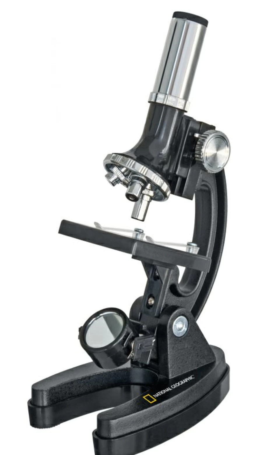 Bresser National Geographic 300X-1200X Microscope with Hard Case for Kids & Adults - High-Powered Educational Tool