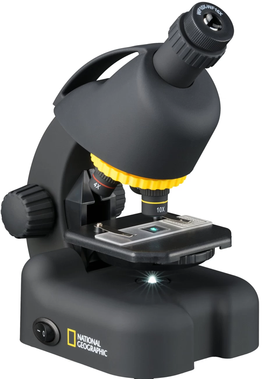 Bresser 40-640X Microscope with Smartphone Adapter – National Geographic Edition for High-Powered Microscopy