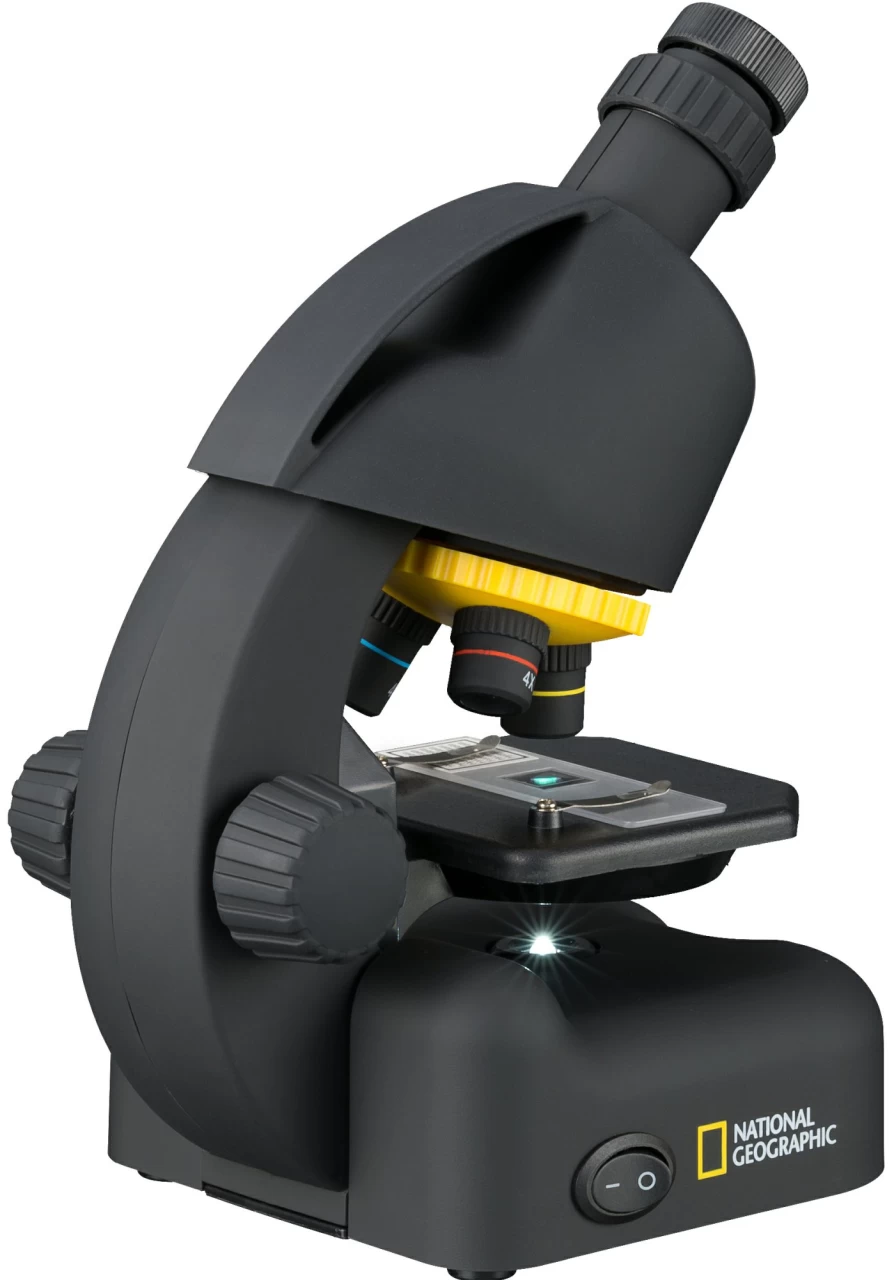 Bresser 40-640X Microscope with Smartphone Adapter – National Geographic Edition for High-Powered Microscopy