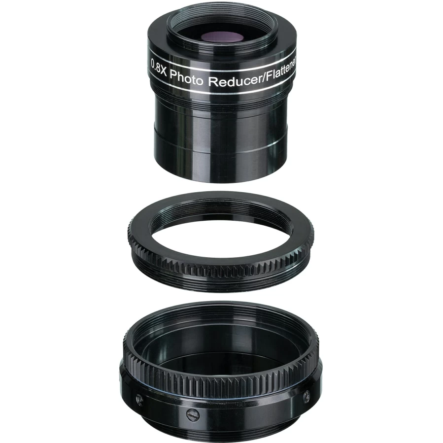 Bresser Lunt CAA-RF 0.8X Reducer Field Flattener for LS80MT LS100MT LS130MT Telescopes - Night Sky Photography Accessory