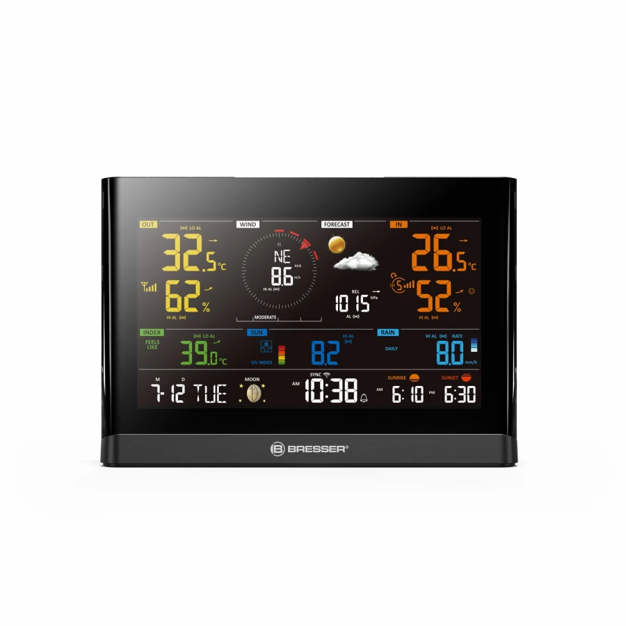 Bresser 7003300 Weather Station Replacement Base Station | Spare Part for Weather Monitoring System