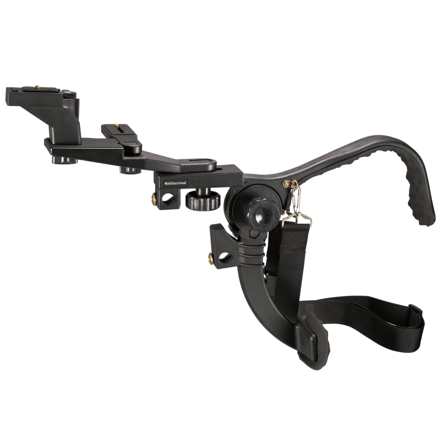 Bresser SS-3 Shoulder Support for Canon & Nikon DSLR Cameras - Ergonomic Stabilizer for Steady Shooting