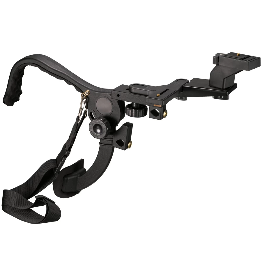 Bresser SS-3 Shoulder Support for Canon & Nikon DSLR Cameras - Ergonomic Stabilizer for Steady Shooting