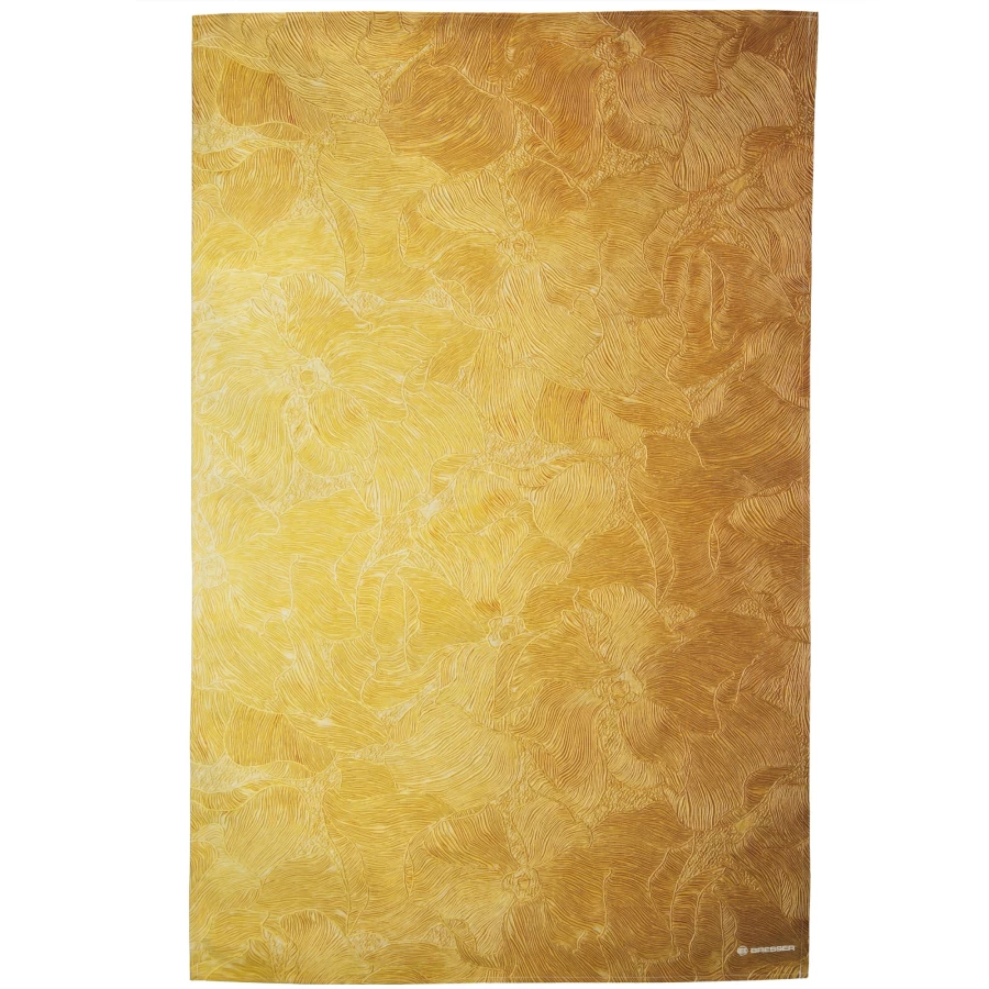 Bresser Golden Flower Photography Backdrop 80x120cm Floral Design Background Cloth for Studio Shoots