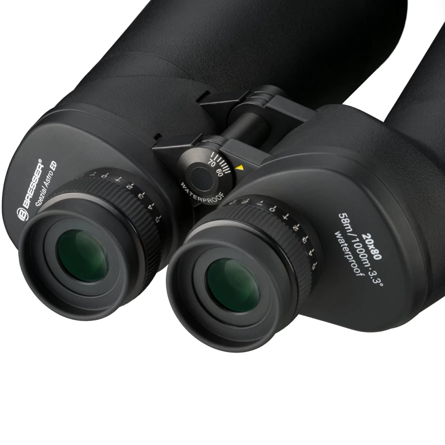 Bresser 20x80 ED High Power Astronomy Binoculars - Professional SF Binoculars for Stargazing & Long Distance Viewing