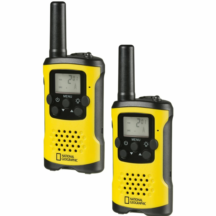 Bresser Long Range Walkie-Talkies with Hands-Free Function - Up to 6 Km Communication for Outdoor Adventures