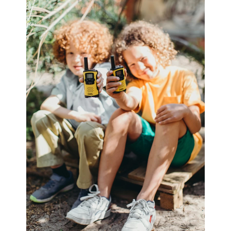 Bresser Long Range Walkie-Talkies with Hands-Free Function - Up to 6 Km Communication for Outdoor Adventures