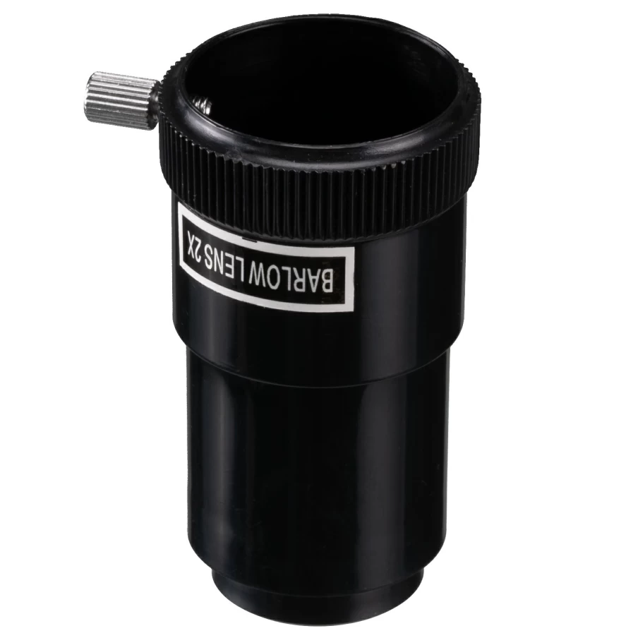 Bresser 1.25" 2X Barlow Lens for Telescopes - Enhanced Magnification Astronomy Accessory