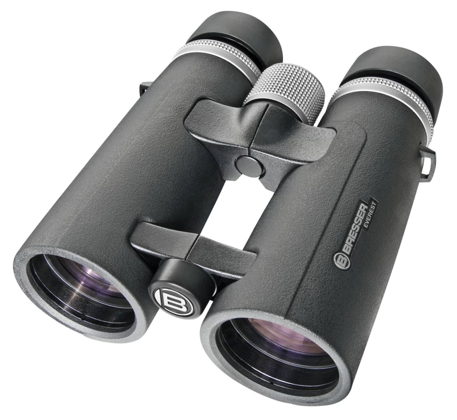 Bresser Everest 8X42 Roof Prism Binoculars - High Power Compact Waterproof for Bird Watching Hunting Travel